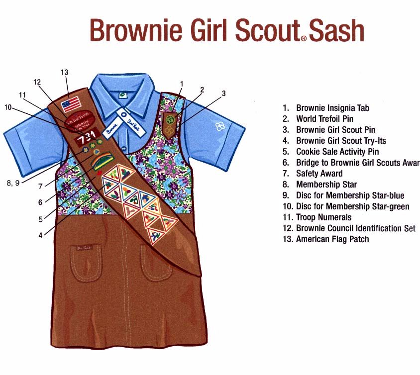 Count It Up Girl Scout Patch